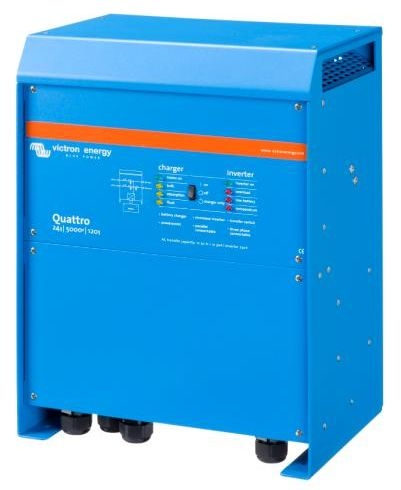 Měnič Victron Quattro 48V 10kVA sinus, komise