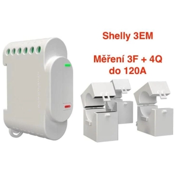 Monitoring spotřeby energie Shelly 3EM AC 3f