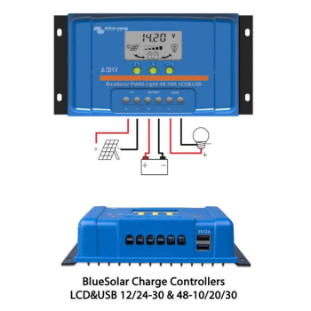 Victron BlueSolar PWM-LCD-USB 12/24V-30A